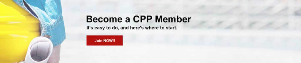 Become a CPP Member Banner